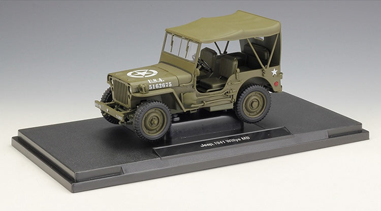 1:18 Jeep 1941 Willys MB Soft Top Die Cast Model Car