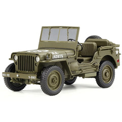 1:18 Jeep 1941 Willys MB Green Die Cast Model Car