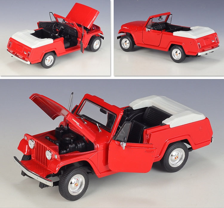 1:24 Jeep 1967 Jeepster Commando Radoster Die Cast Model Car