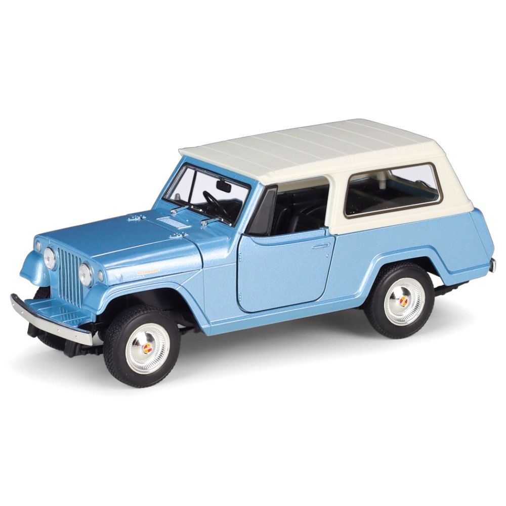 1:24 Jeep 1967 Jeepster Commando Station Wagon Blue Die Cast Model Car