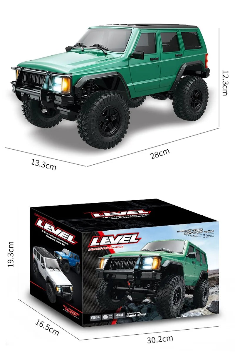 1:18 Jeep Cherokee Simulation Climbing RC Car - Powerful 4WD Off-Road Vehicle RC Car