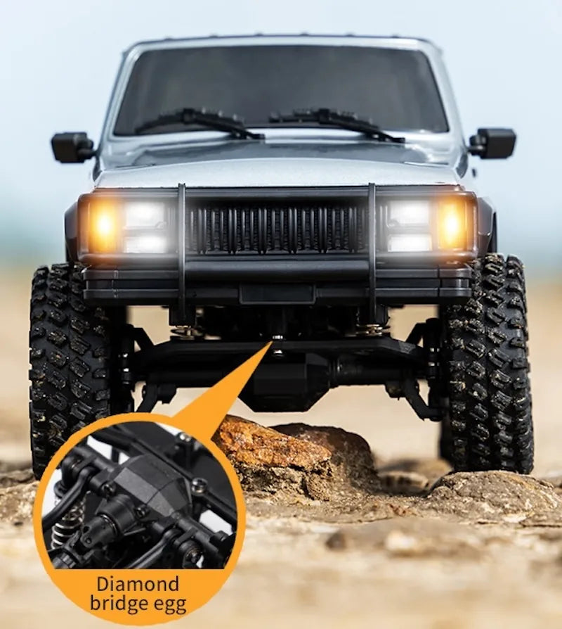 1:18 Jeep Cherokee Simulation Climbing RC Car - Powerful 4WD Off-Road Vehicle RC Car