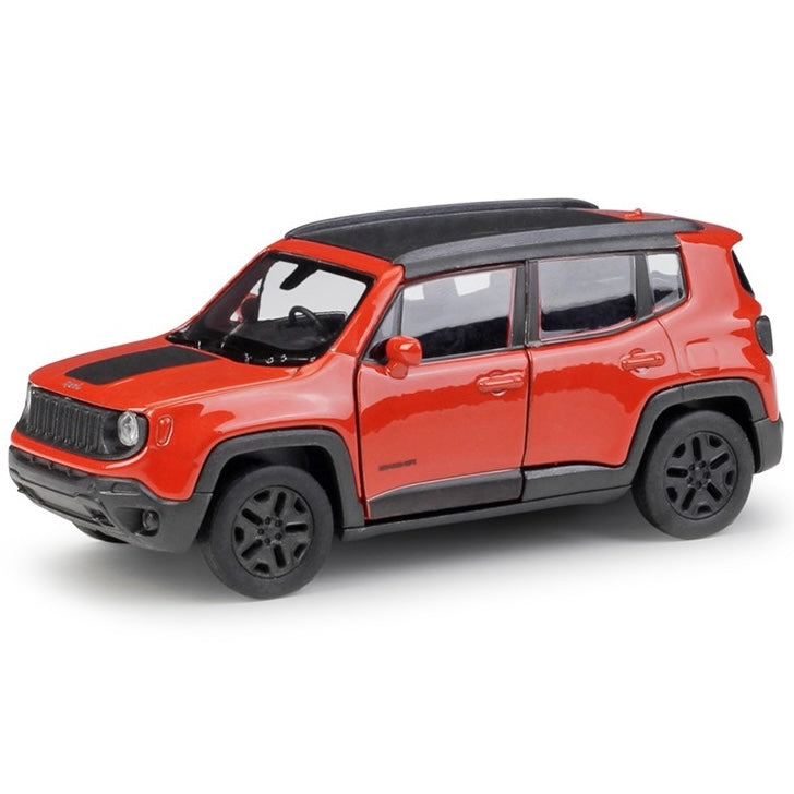 1:36 Jeep 2015 Renegade Trailhawk Orange Die Cast Model Car