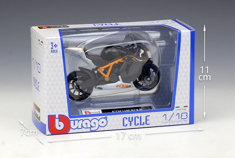 1:18 KTM 2011 RC8 1190 R Motorcycle Model