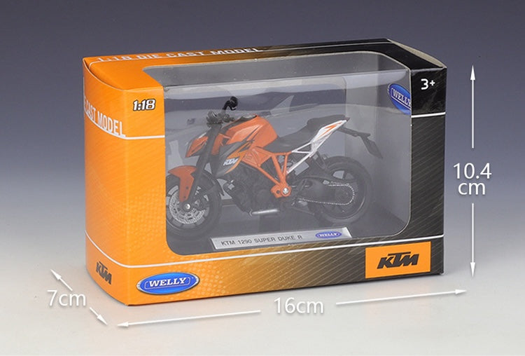 1:18 KTM 2015 1290 Super Duke R Motorcycle Model