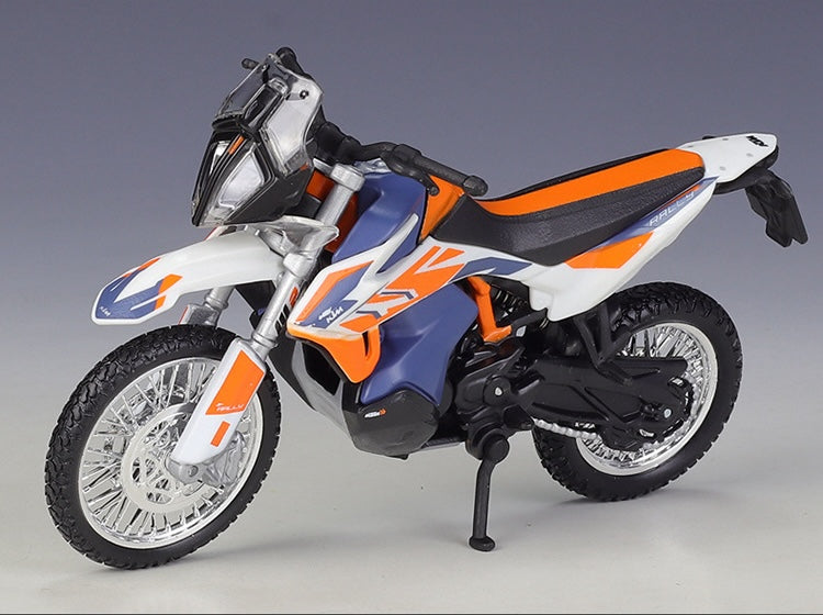 1:18 KTM 2020 790 Adventure R Rally Motorcycle Model