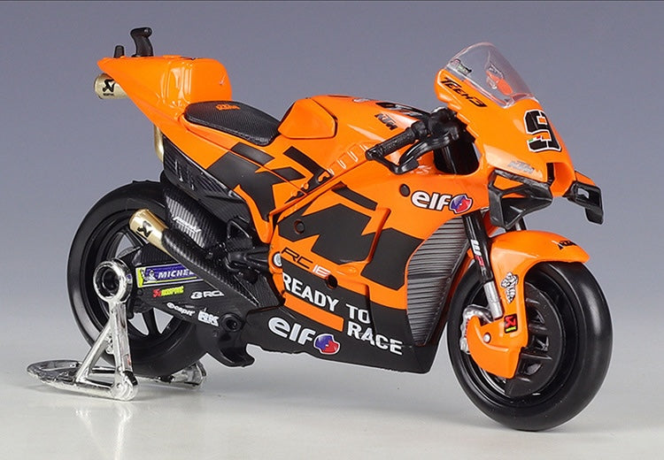 1:18 KTM 2021 RC16 Factory Racing Monster Team Motorcycle Model