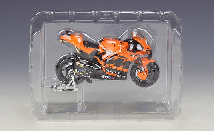 1:18 KTM 2021 RC16 Factory Racing Monster Team Motorcycle Model