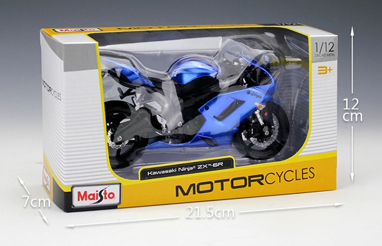 1:12 Kawasaki Ninja 2007 ZX-6R Motorcycle Model