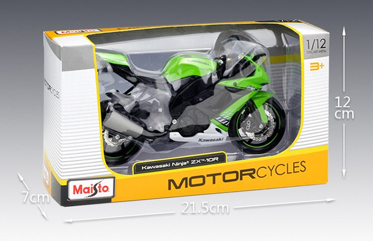 1:12 Kawasaki Ninja 2010 ZX-10R Motorcycle Model