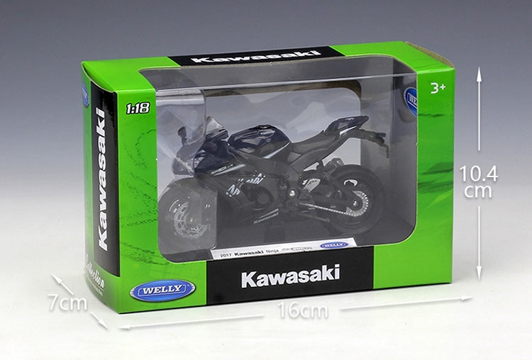 1:18 Kawasaki Ninja 2017 ZX10-RR Motorcycle Model