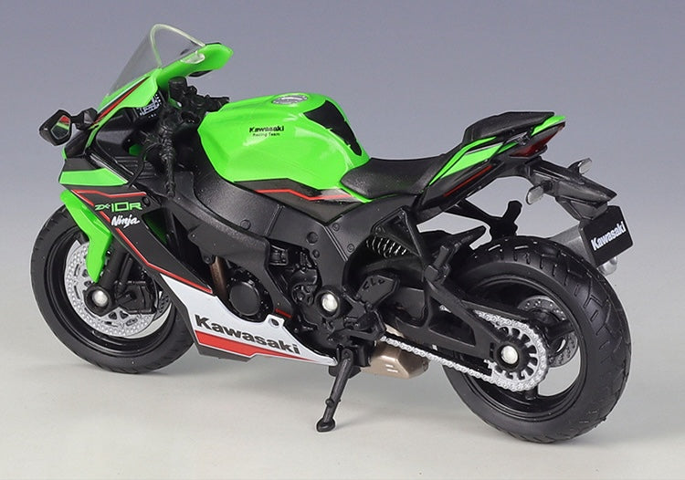 1:18 Kawasaki Ninja 2021 ZX-10R Motorcycle Model