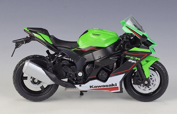 1:18 Kawasaki Ninja 2021 ZX-10R Motorcycle Model