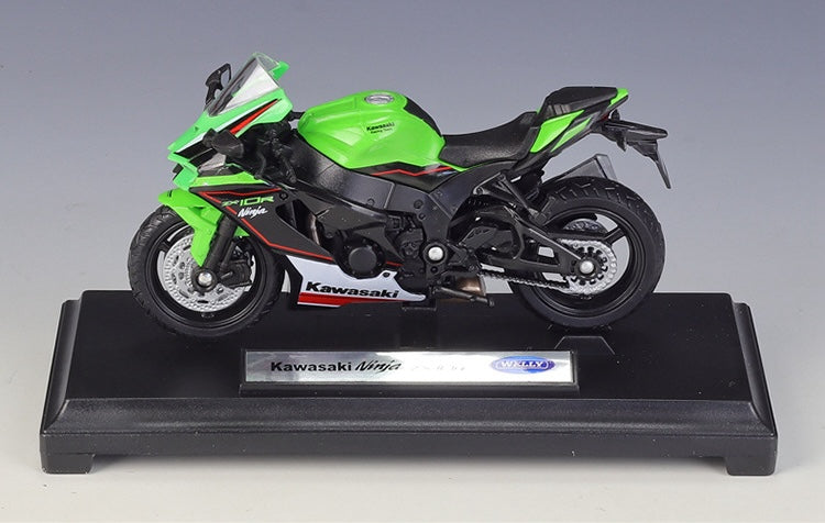 1:18 Kawasaki Ninja 2021 ZX-10R Motorcycle Model