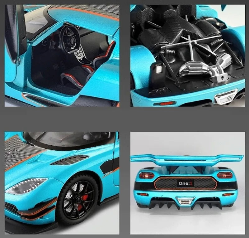 1:24 Koenigsegg 2014 One1 Die Cast Model Car