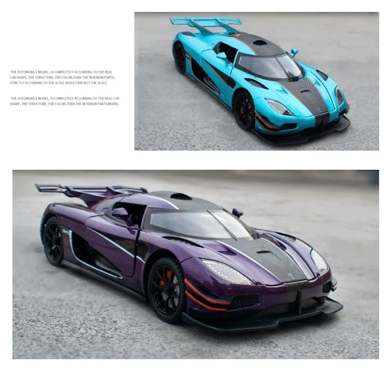 1:24 Koenigsegg 2014 One1 Die Cast Model Car