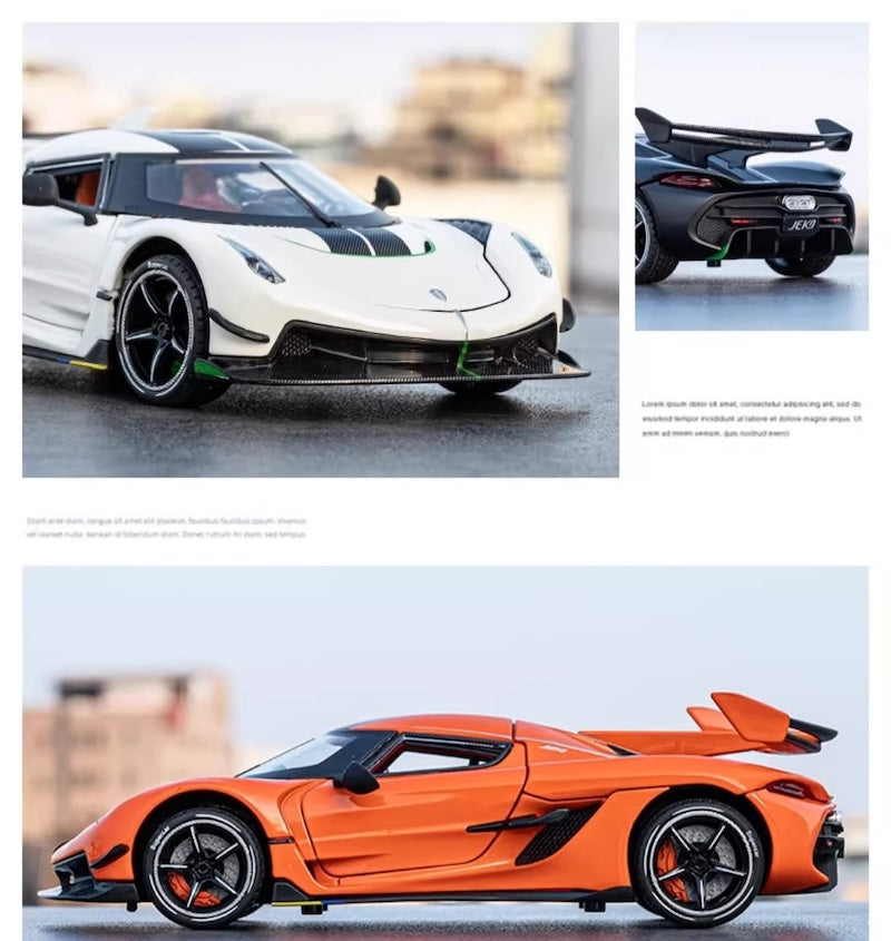 1:24 Koenigsegg 2021 Jesko Die Cast Model Car