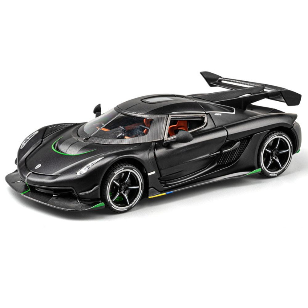 1:24 Koenigsegg 2021 Jesko Black Die Cast Model Car