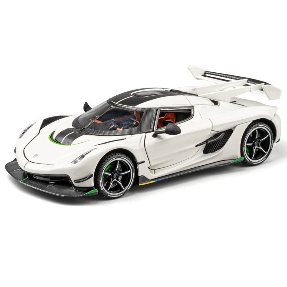 1:24 Koenigsegg 2021 Jesko White Die Cast Model Car