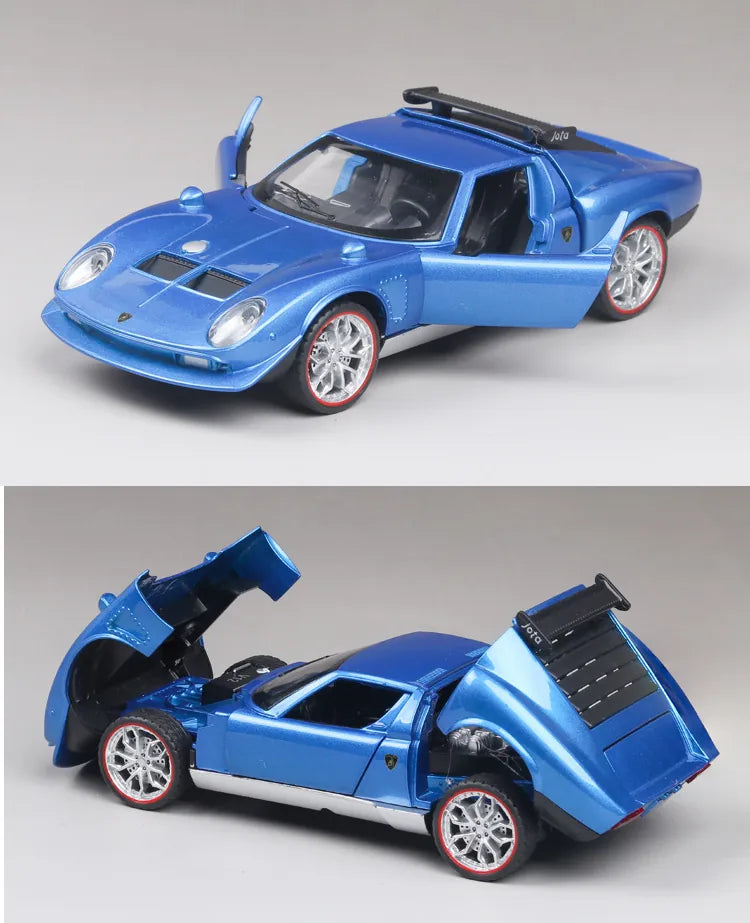 1:32 Lamborghini 1970 Miura P400 Jota Die Cast Model Car