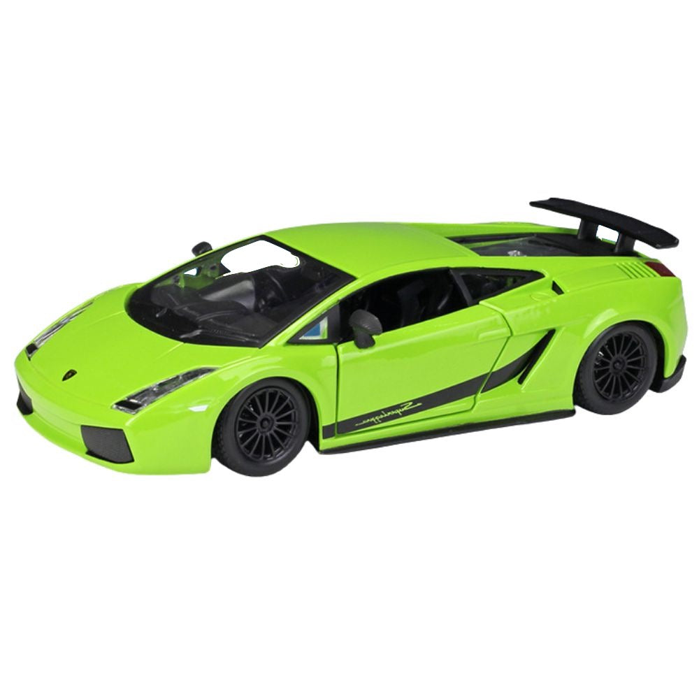 1:24 Lamborghini 2007 Gallardo Superleggera Green Die Cast Model Car