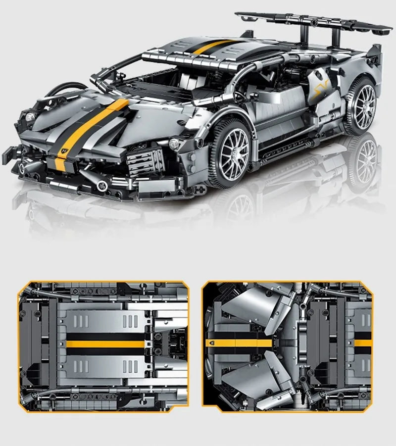 1:14 Blocchi da costruzione Lamborghini 2009 Murciélago LP670–4 