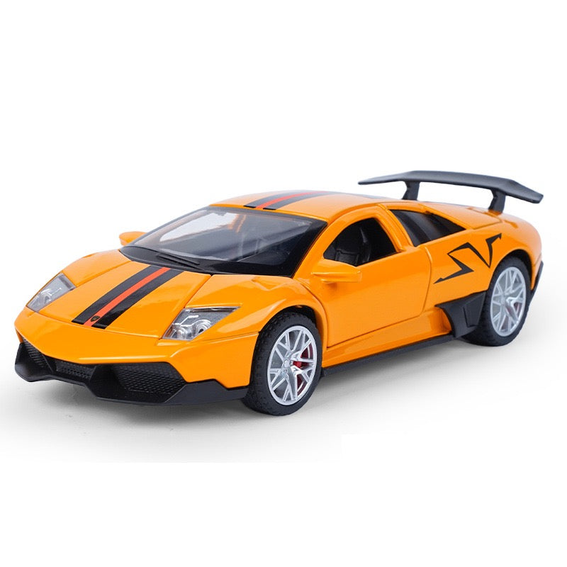 1:32 Lamborghini 2009 Murciélago LP670–4 Yellow Die Cast Model Car