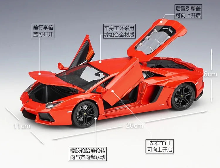 1:18 Lamborghini Aventador LP700-4 del 2013 