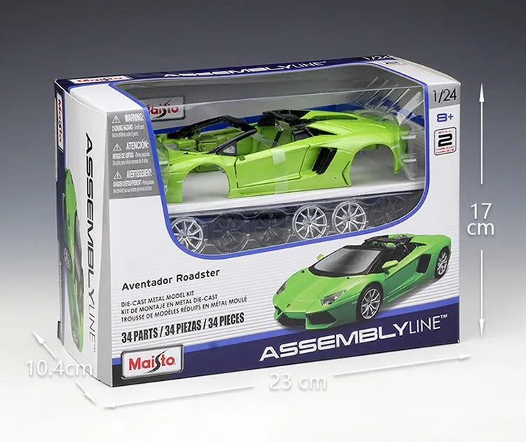 1:24 Assembly Line Lamborghini 2013 Aventador LP700-4 Die Cast Model Car