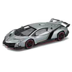 1:24 Lamborghini 2013 Veneno Silver Die Cast Model Car