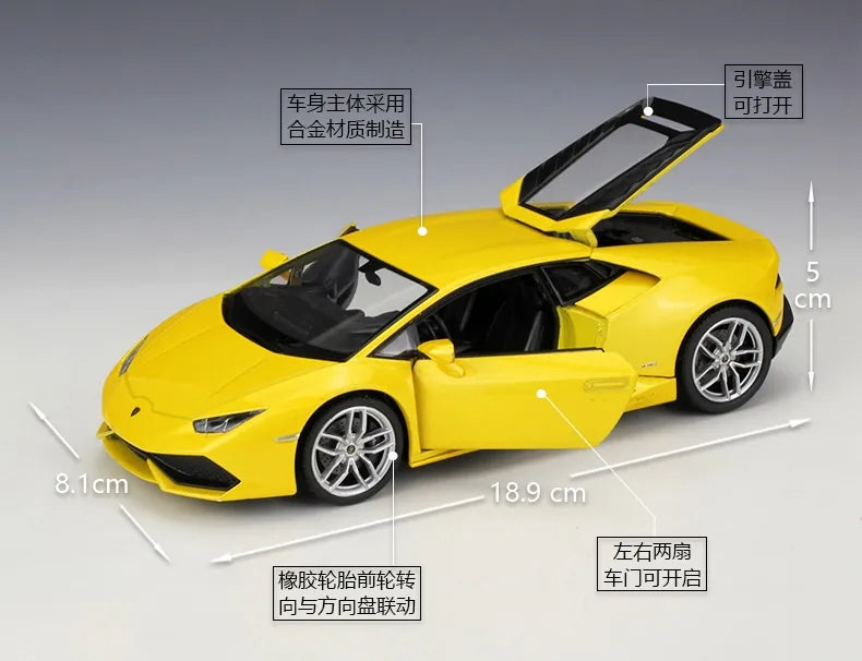 Lamborghini Huracan LP610-4 2016 in scala 1:24 