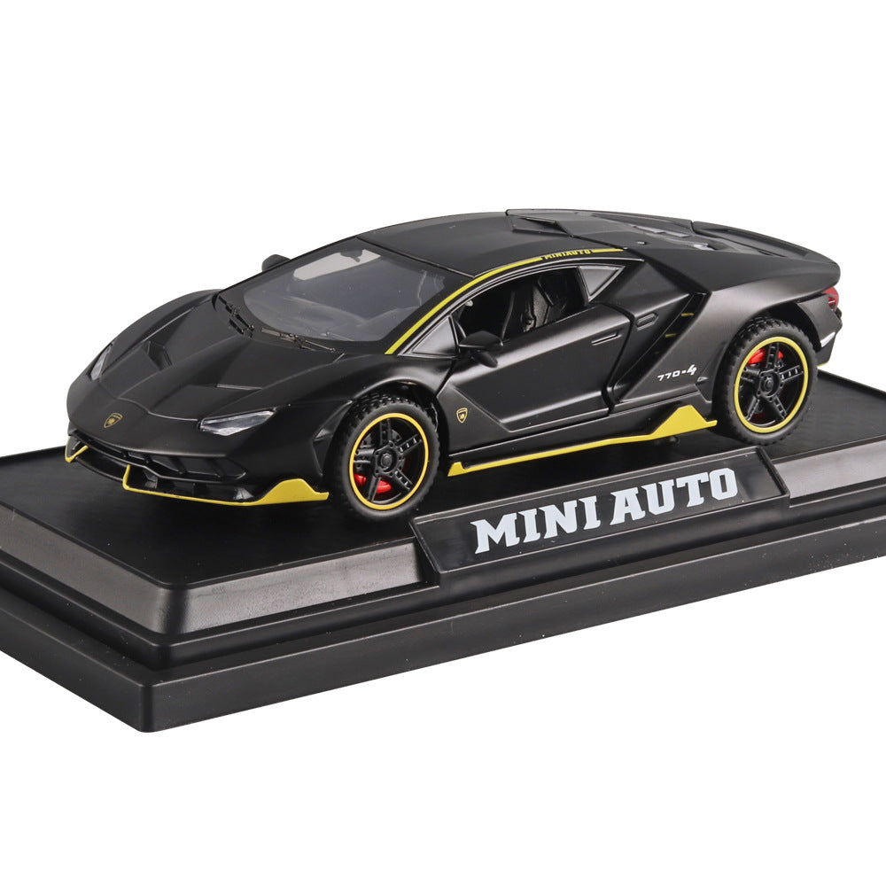 1:32 Lamborghini 2017 Centenario LP770-4 Matt Black Die Cast Model Car