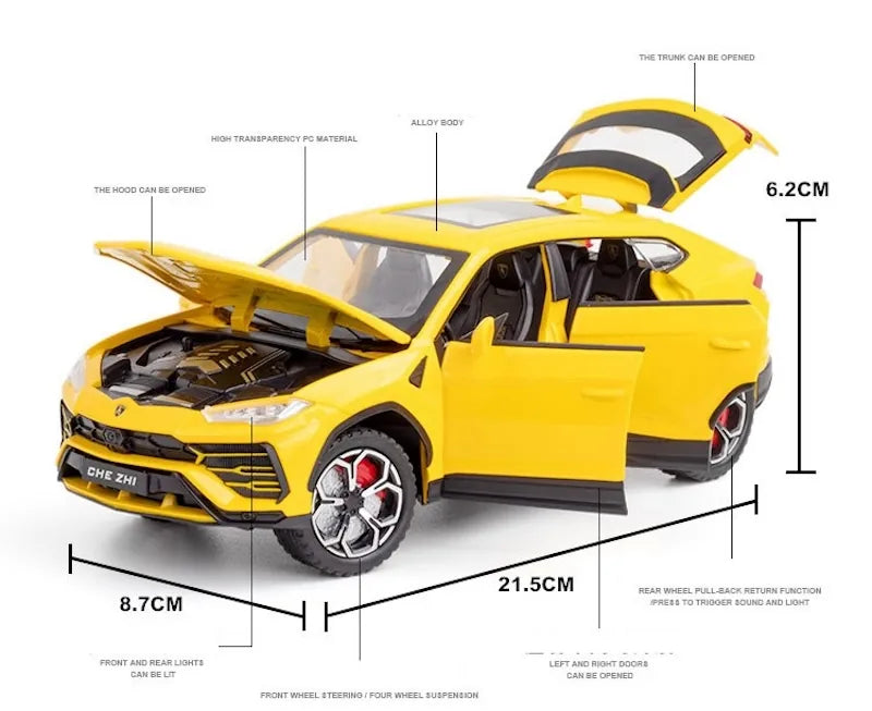 Lamborghini Urus 2017 à l'échelle 1:24 