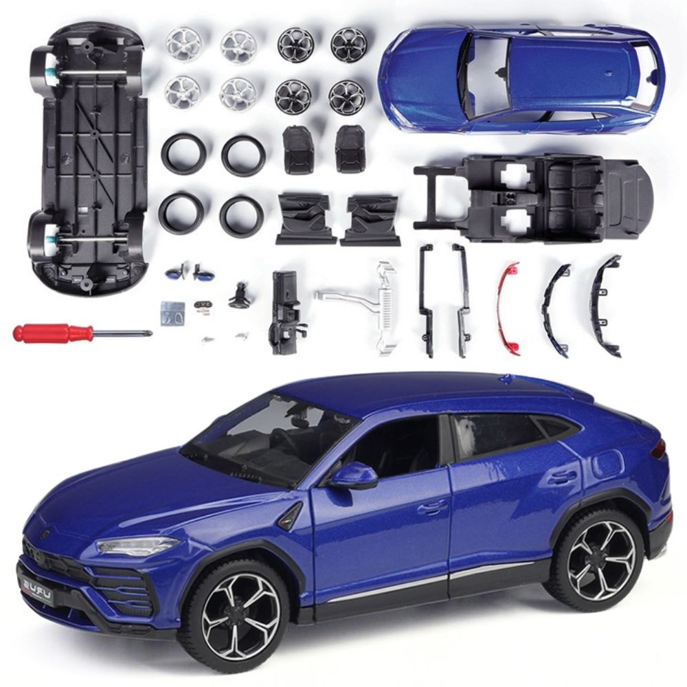 1:24 Assembly Line Lamborghini 2017 Urus Blue Die Cast Model Car