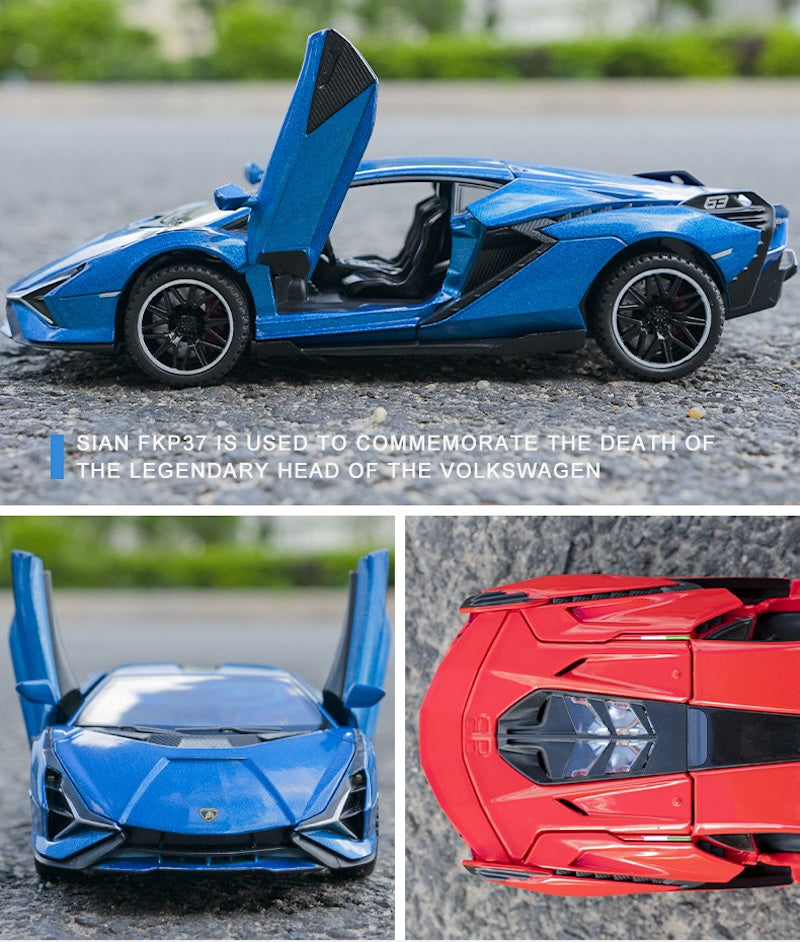 1:32 Lamborghini 2020 Sián FKP 37 Die Cast Model Car