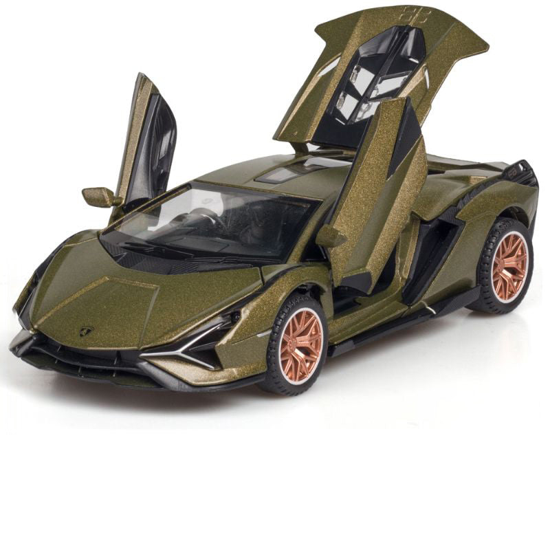 1:32 Lamborghini 2020 Sián FKP 37 Green Die Cast Model Car