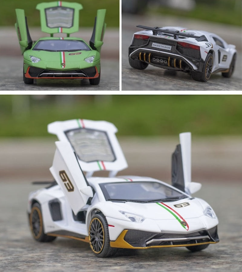 1:32 Lamborghini 2022 Aventador LP780-4 SVJ Die Cast Model Car