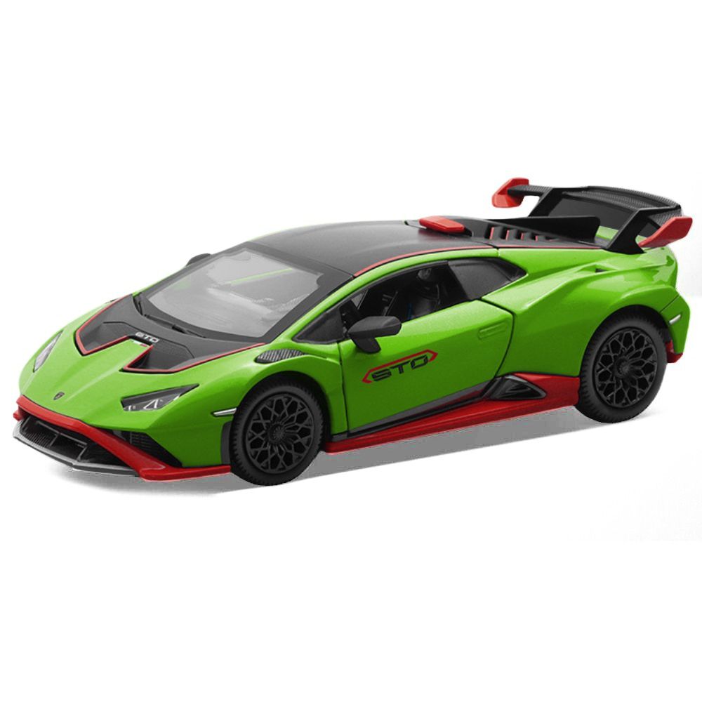 1:32 Lamborghini 2023 Huracan STO Green Die Cast Model Car