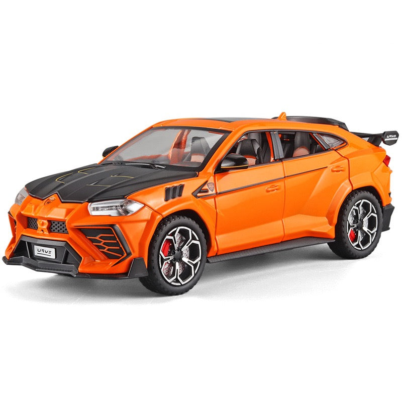 1:24 Lamborghini 2023 Urus Mansory Orange Die Cast Model Car