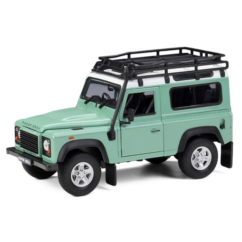 1:24 Land Rover 1994 NAS Defender 90 Green Die Cast Model Car