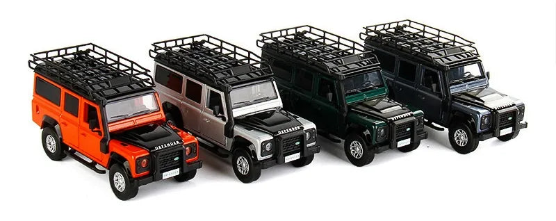 1:32 Land Rover 1998 Defender 110 Camel Trophy