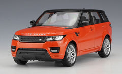 1:24 Land Rover 2013 Range Rover Sport Orange Die Cast Model Car