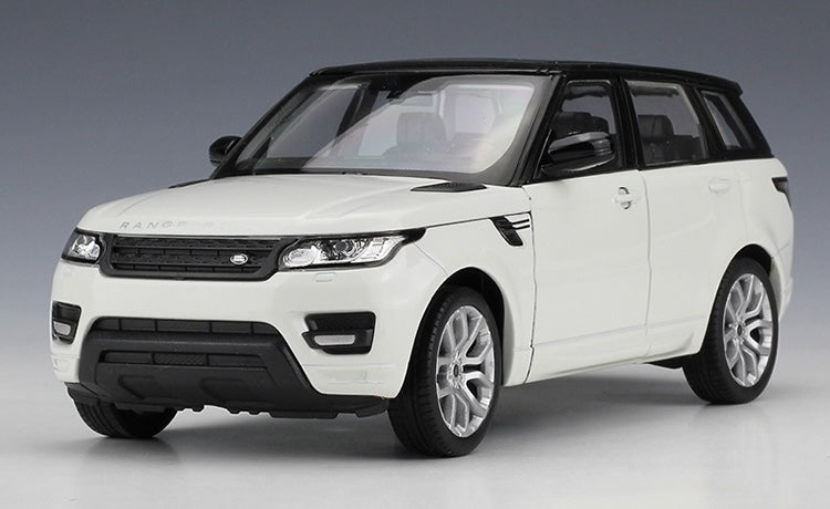 1:24 Land Rover 2013 Range Rover Sport White Die Cast Model Car