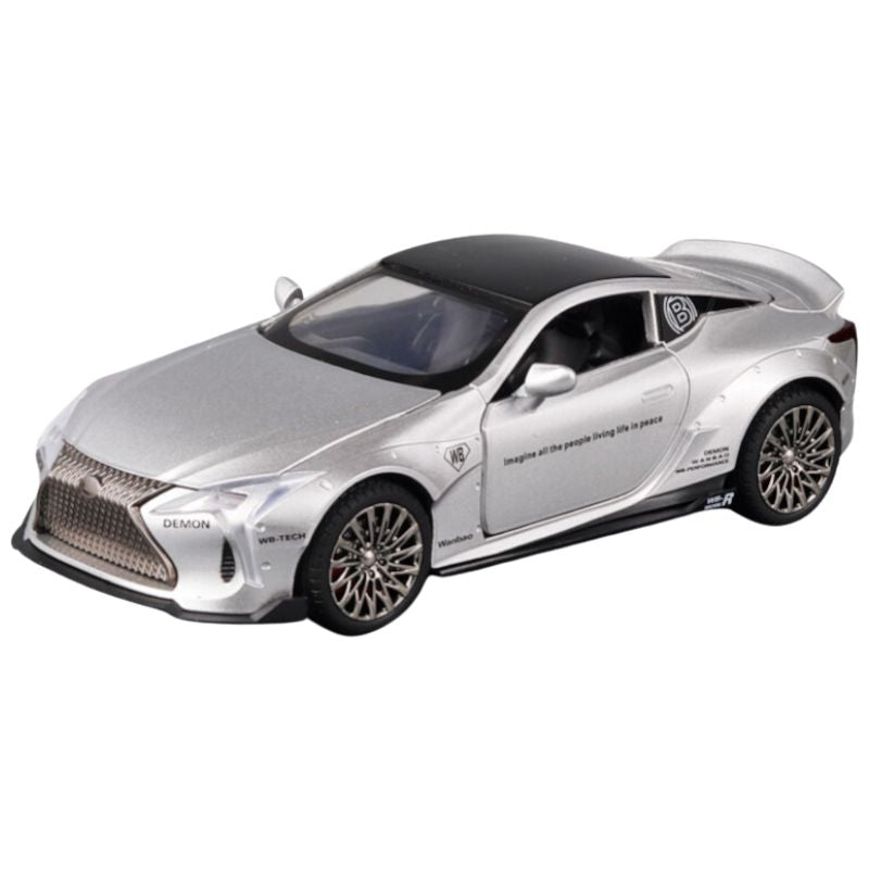 1:32 Lexus 2017 LC500h Silver Die Cast Model Car