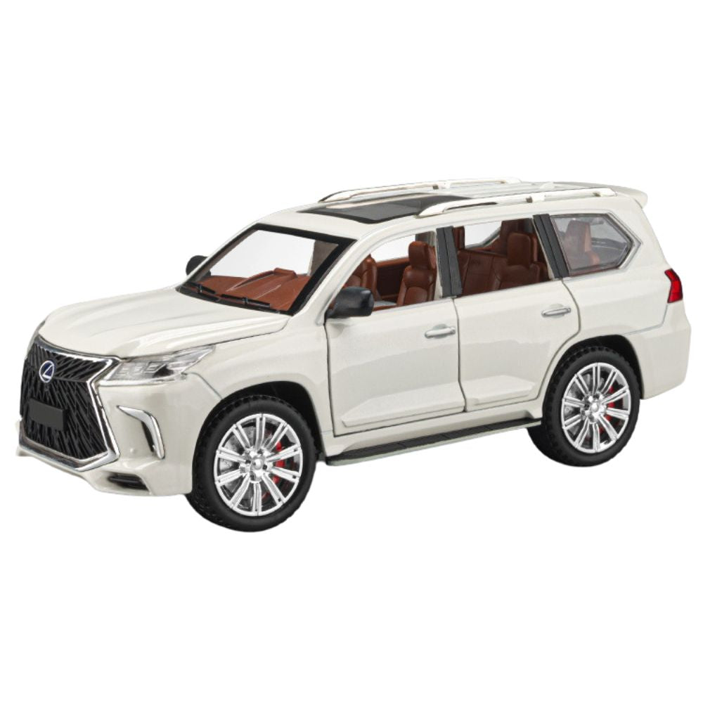 1:24 Lexus 2018 LX570 F Sport White Die Cast Model Car