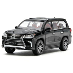 1:64 Lexus 2018 LX570 Second Facelift Black Die Cast Model Car