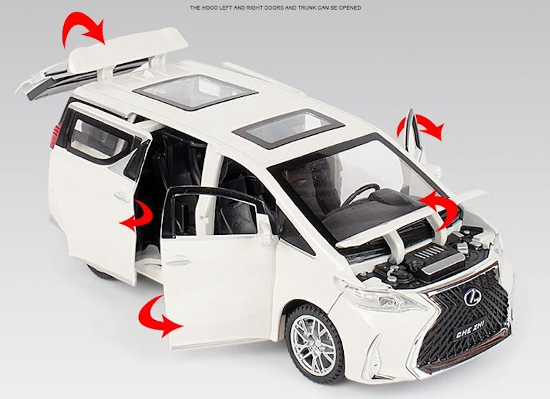 1:32 Lexus 2020 LM350 AH30 Die Cast Model Car