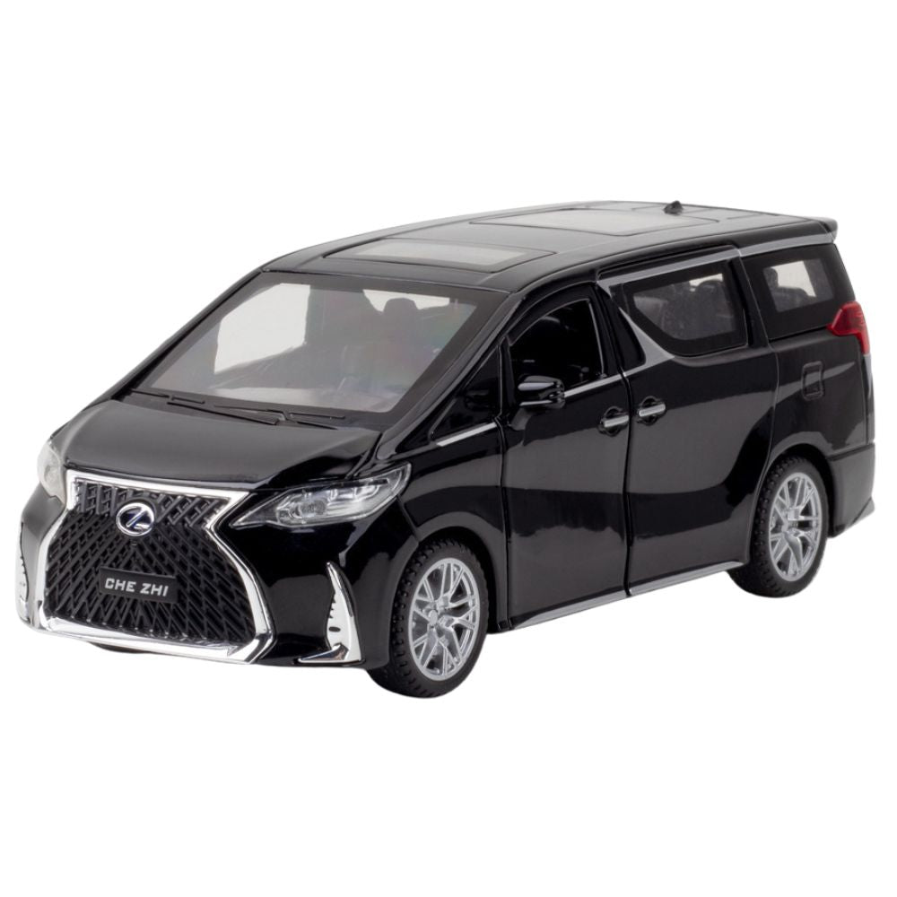 1:32 Lexus 2020 LM350 AH30 Black Die Cast Model Car