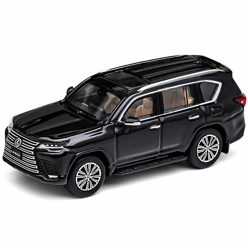 1:64 Lexus 2021 LX600 Black Die Cast Model Car