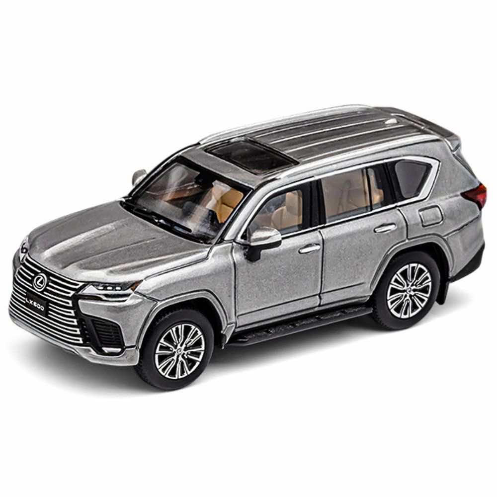 1:64 Lexus 2021 LX600 Silver Die Cast Model Car